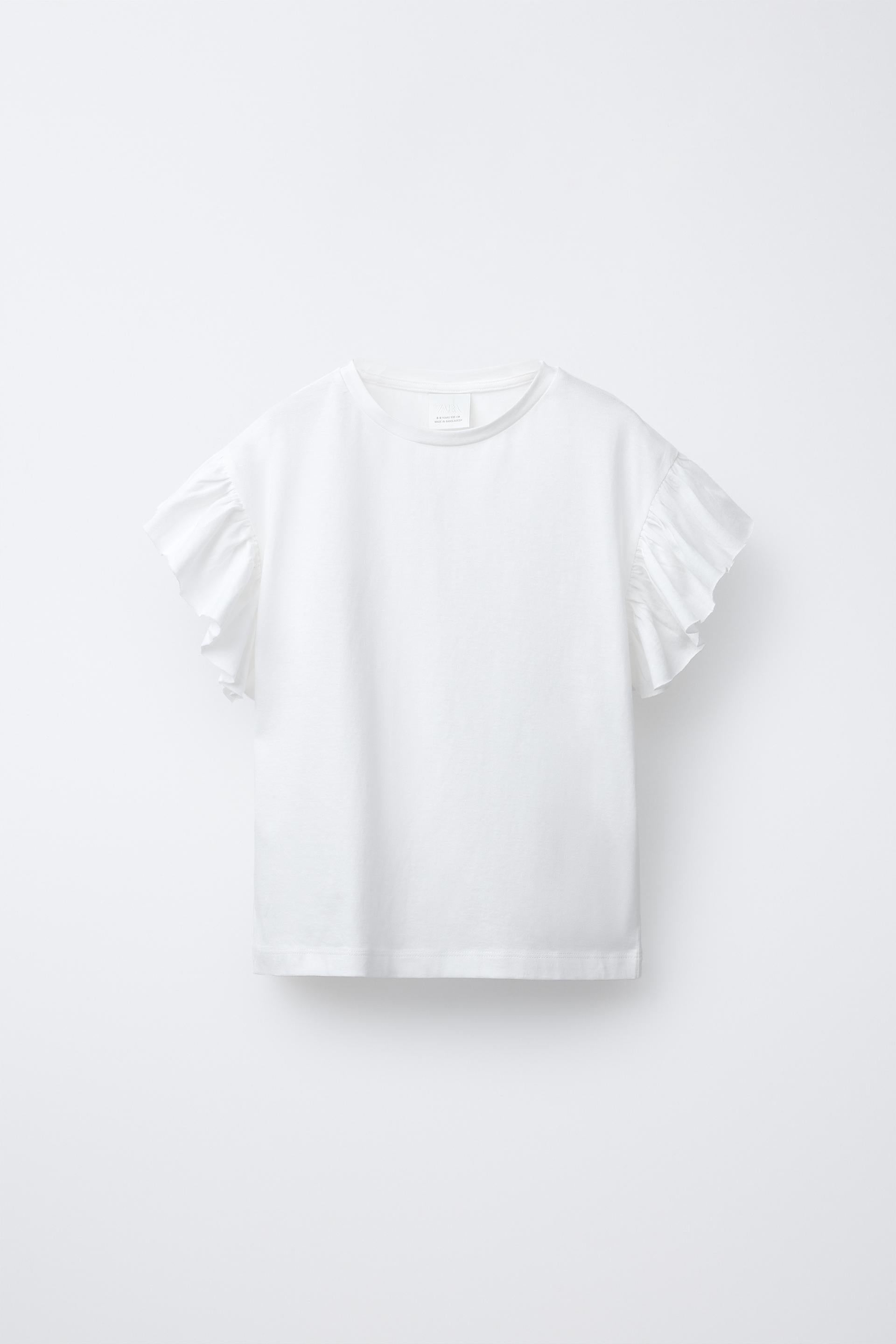 Frill Sleeve T-Shirt