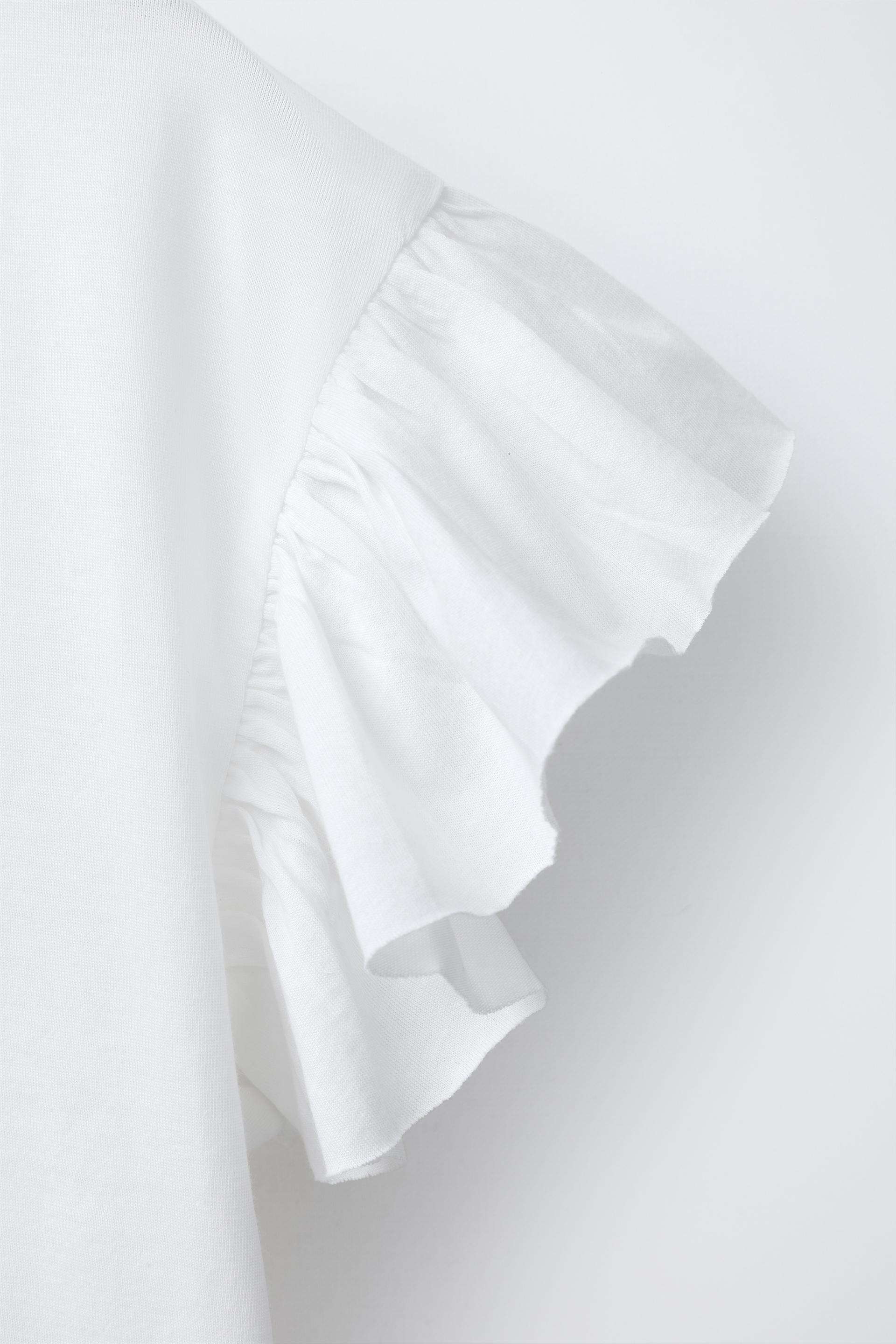 Frill Sleeve T-Shirt