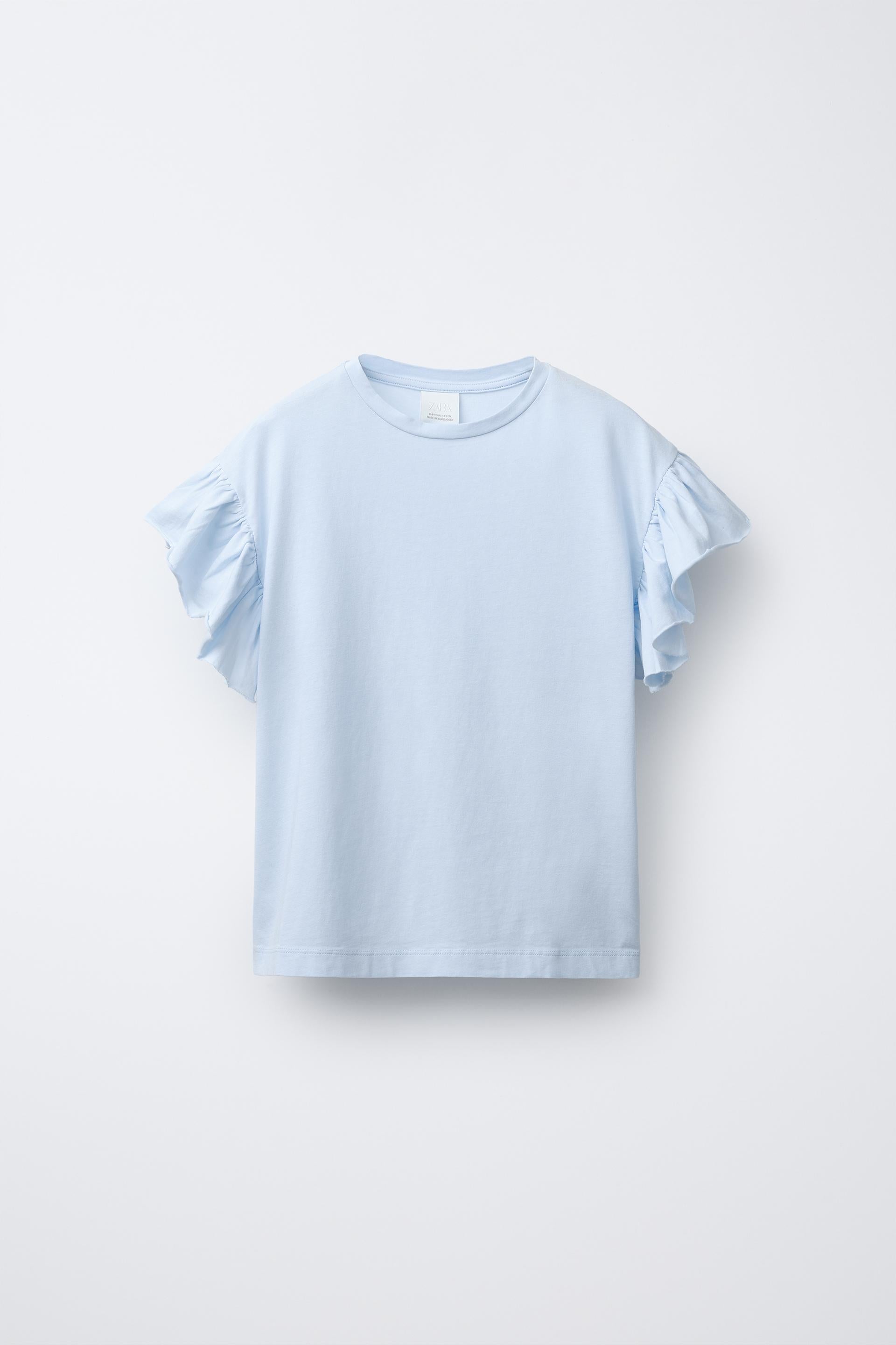 Frill Sleeve T-Shirt