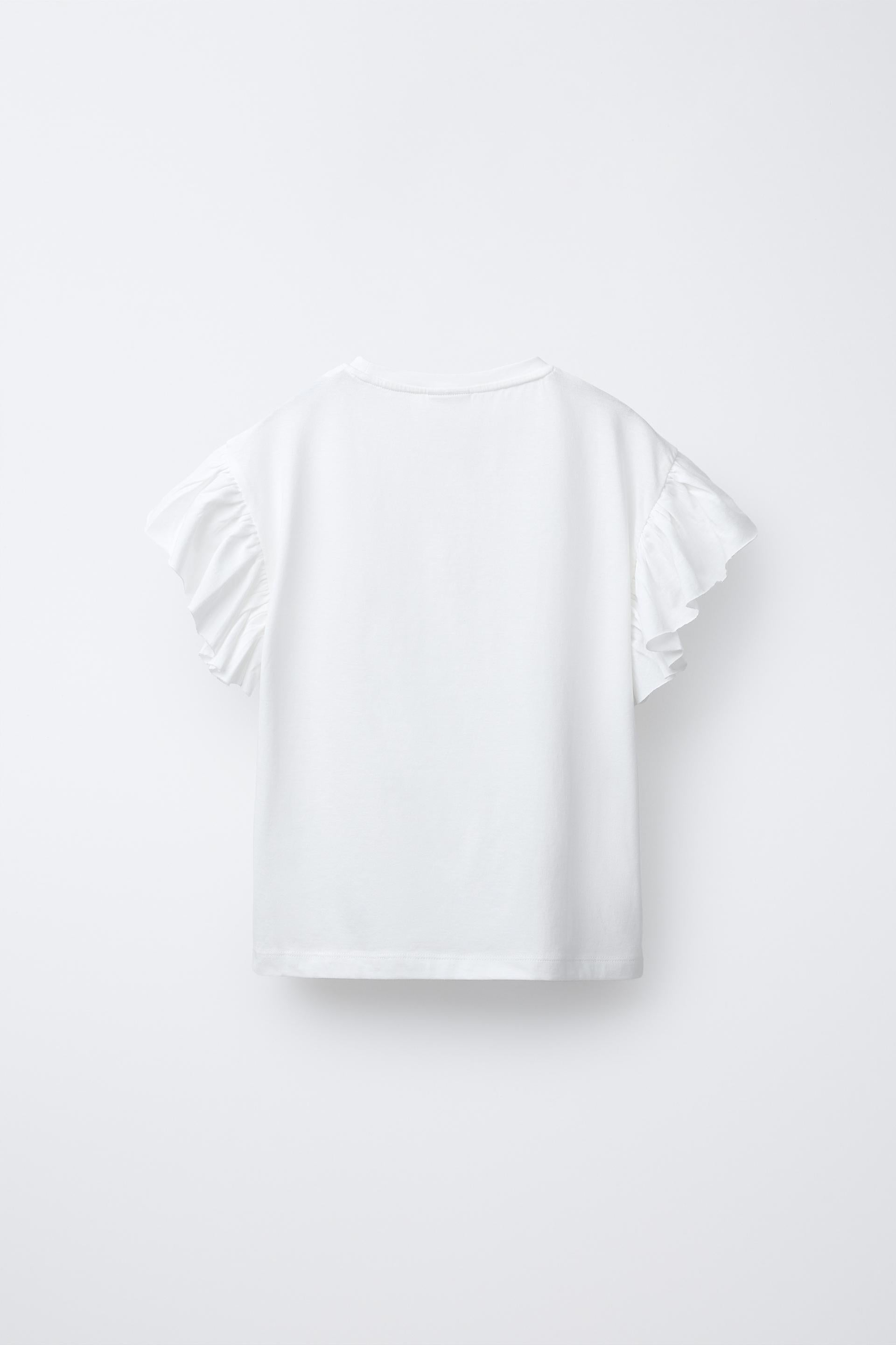 Frill Sleeve T-Shirt