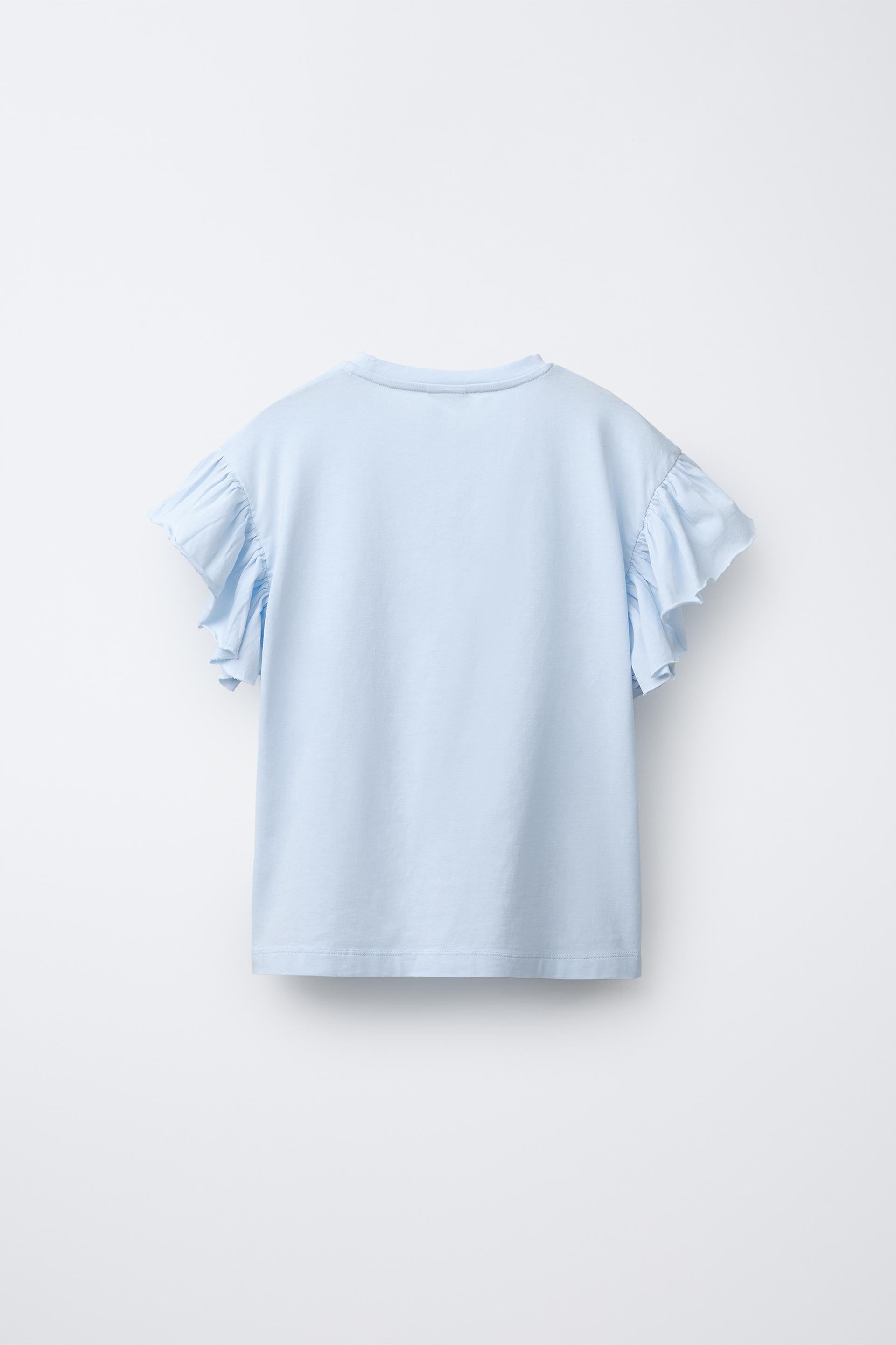 Frill Sleeve T-Shirt