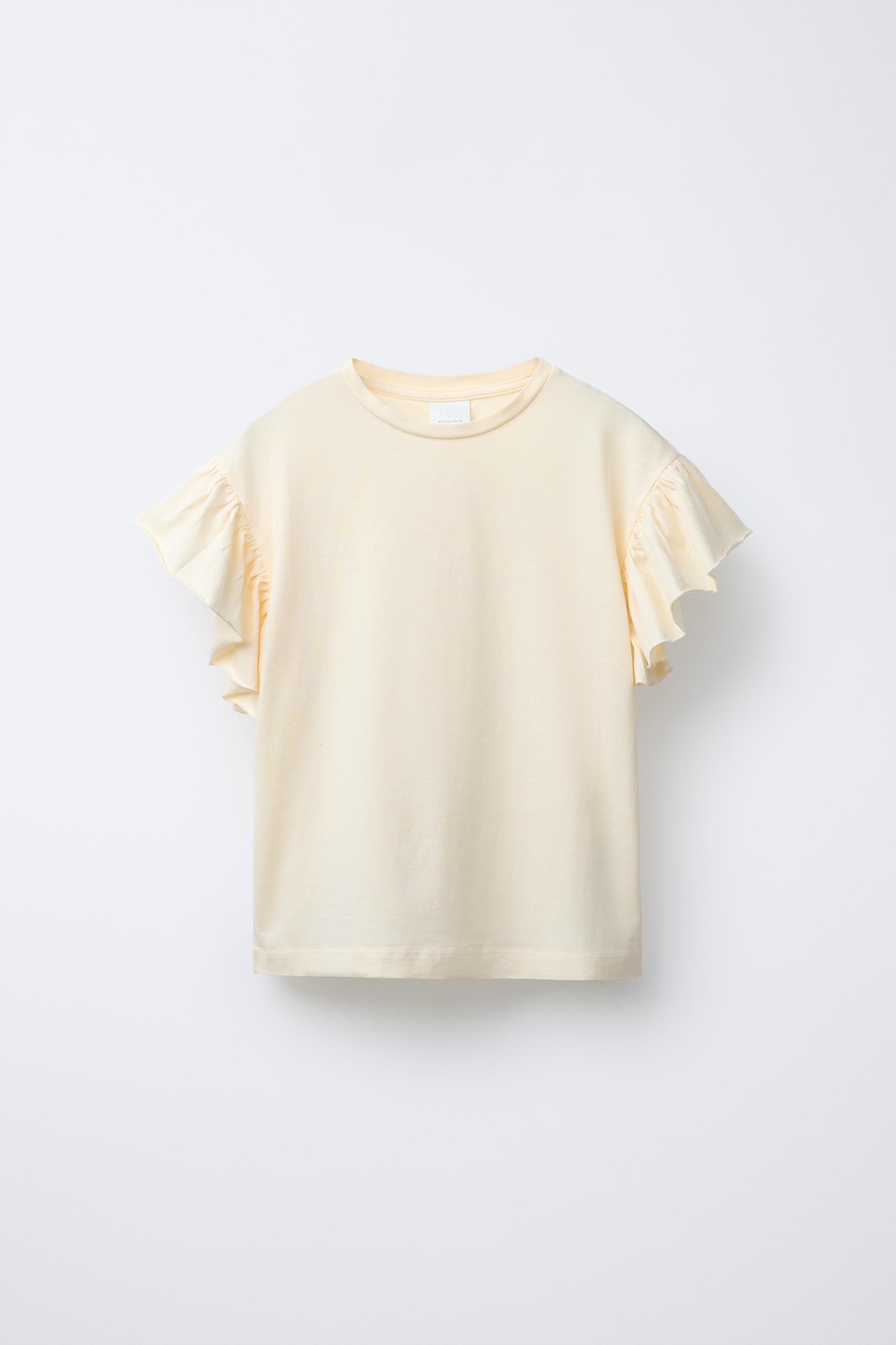 Frill Sleeve T-Shirt