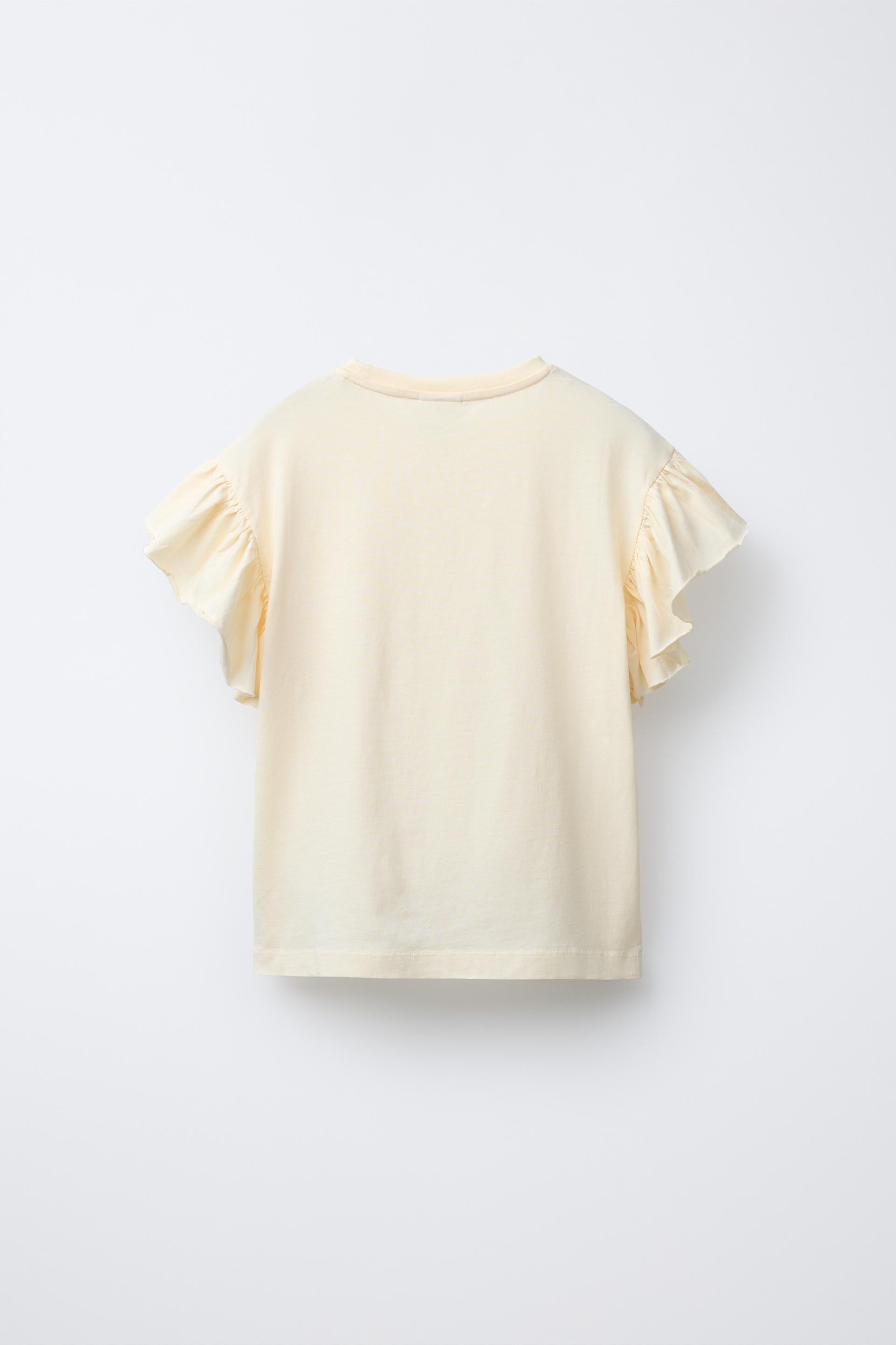 Frill Sleeve T-Shirt