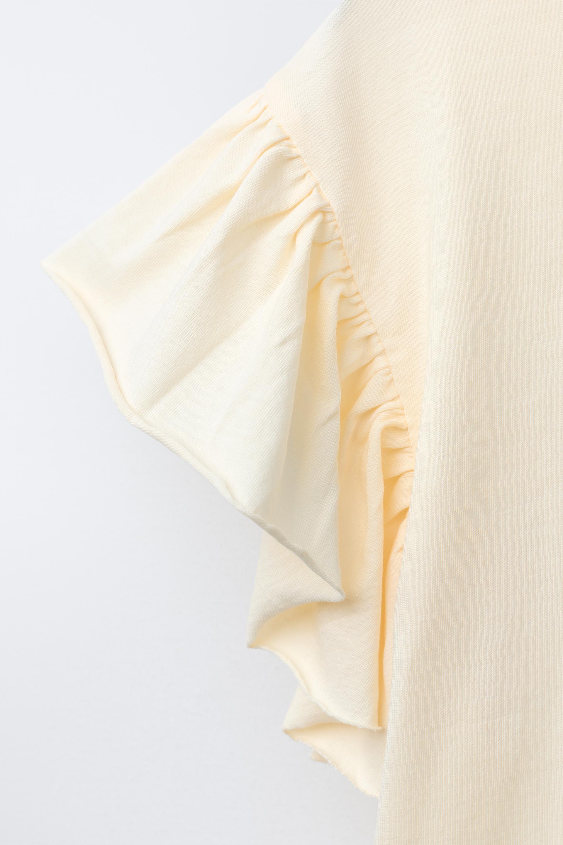 Frill Sleeve T-Shirt