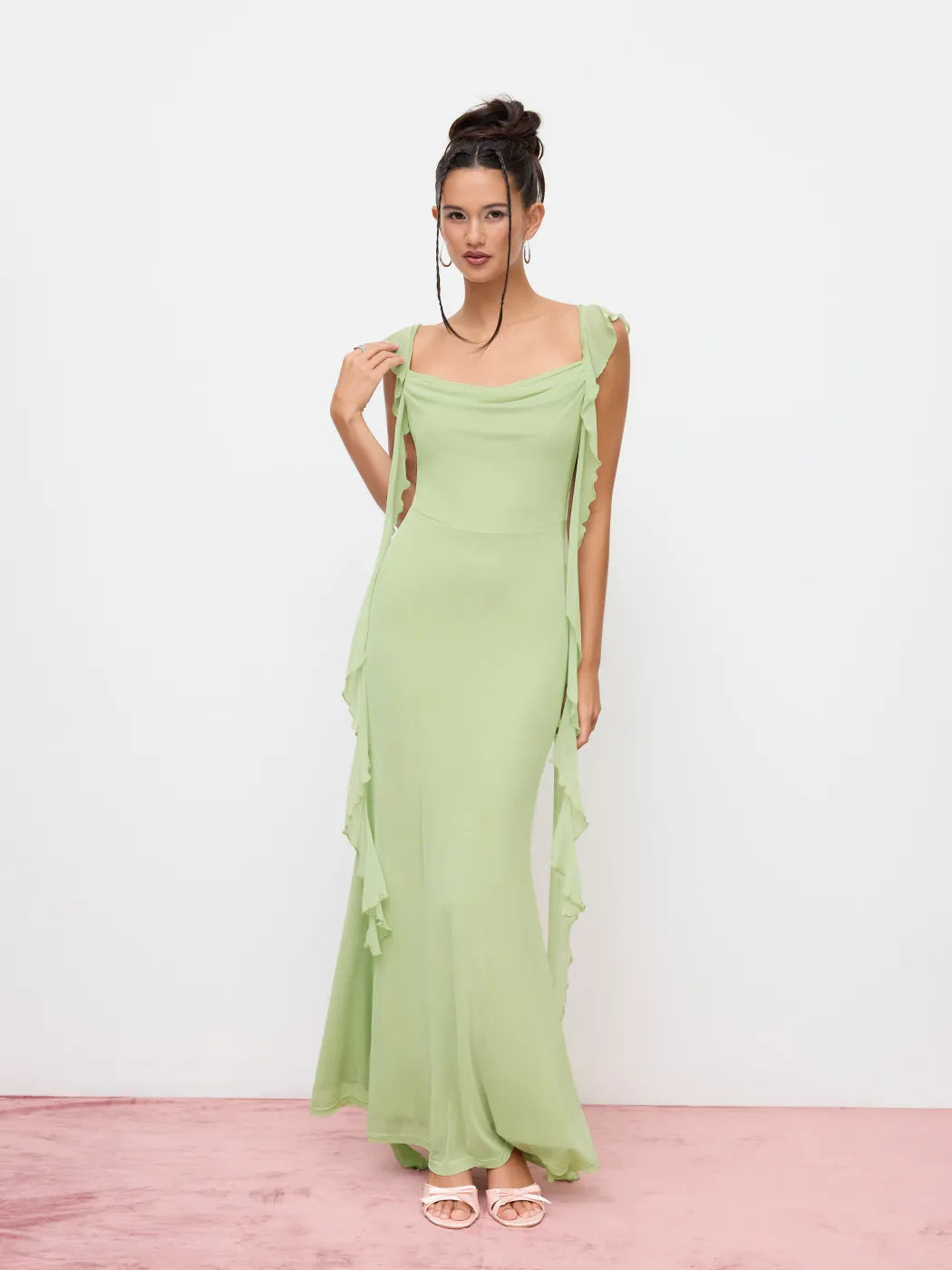 Aurora Ruffle Maxi Dress