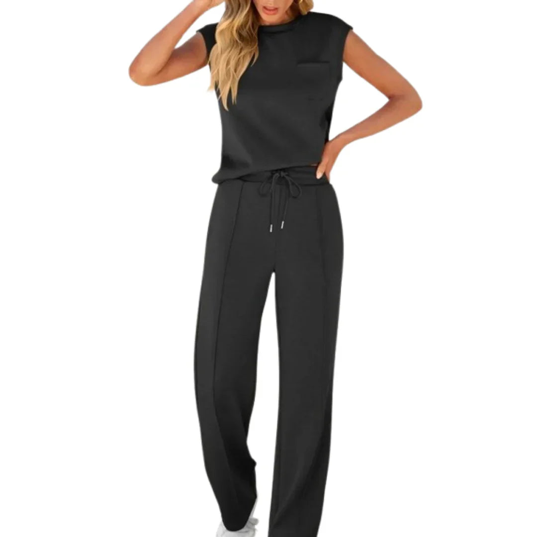 KAIYA – Lässiges Sommer-Loungewear-Set